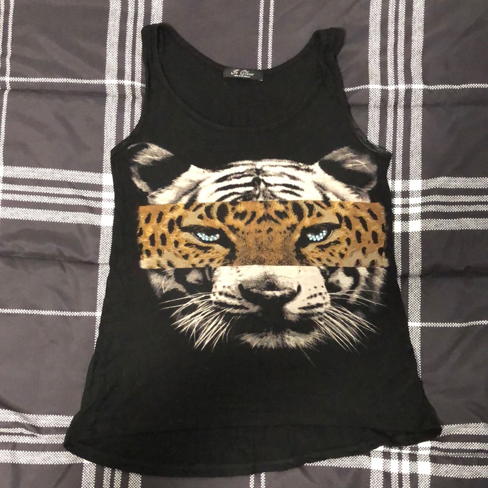 Soft black tank top